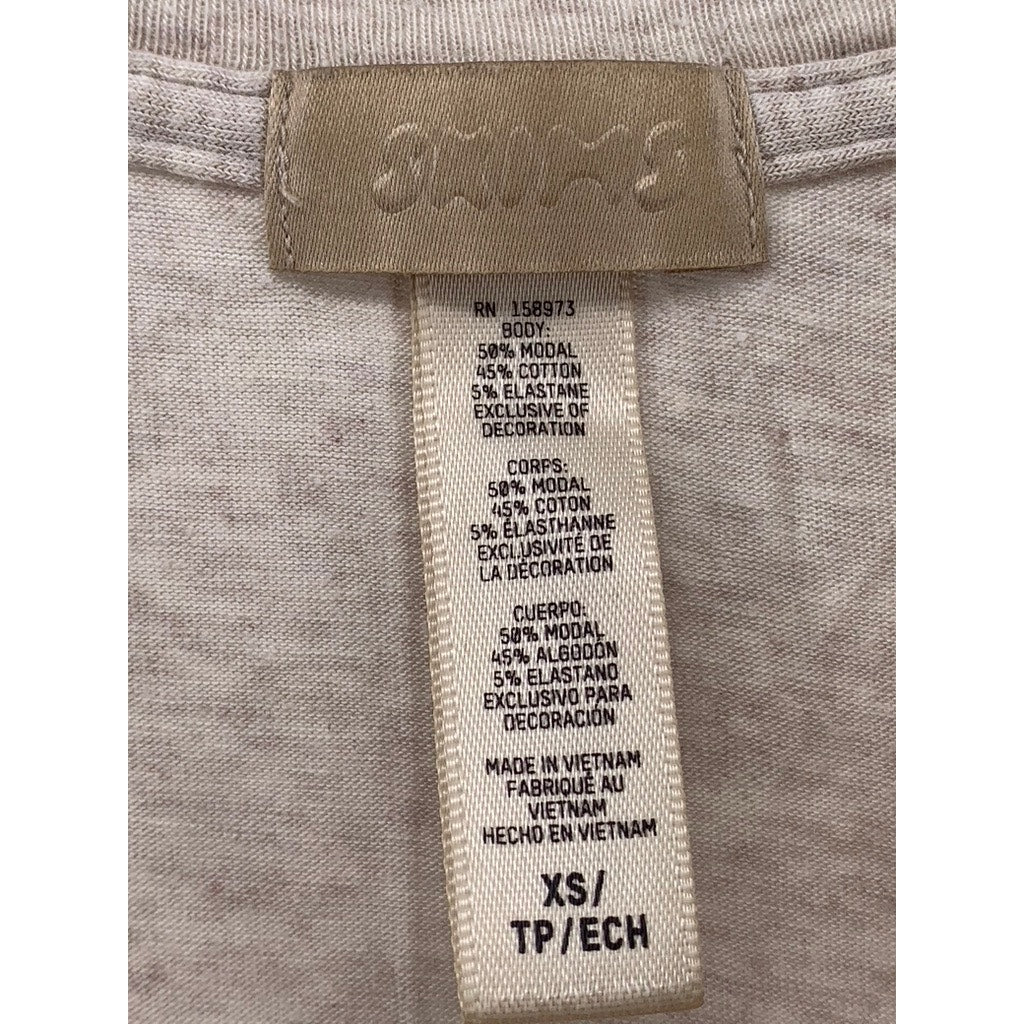 SKIMS Men’s Oatmeal Crewneck Flex T-Shirt SZ S