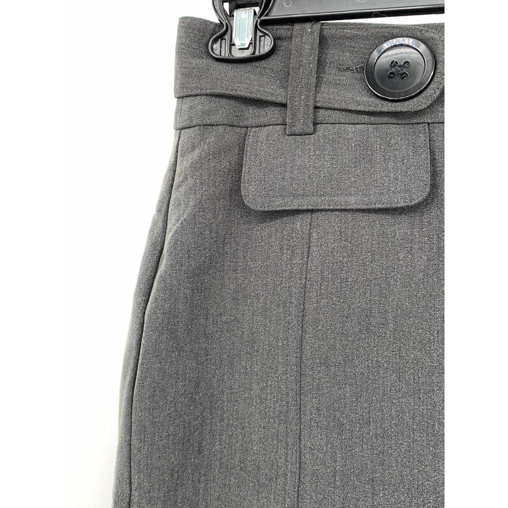 STAR CITY Juniors' Grey Office Chic Tight Mini Skirt SZ 7