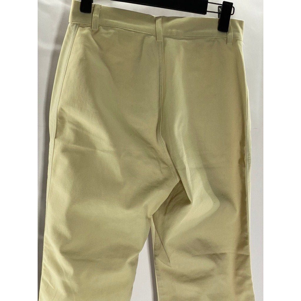 TRANSIT PAR SUCH Women's Beige Slim-Leg Cotton-Blend Dress Pant SZ 3(M)