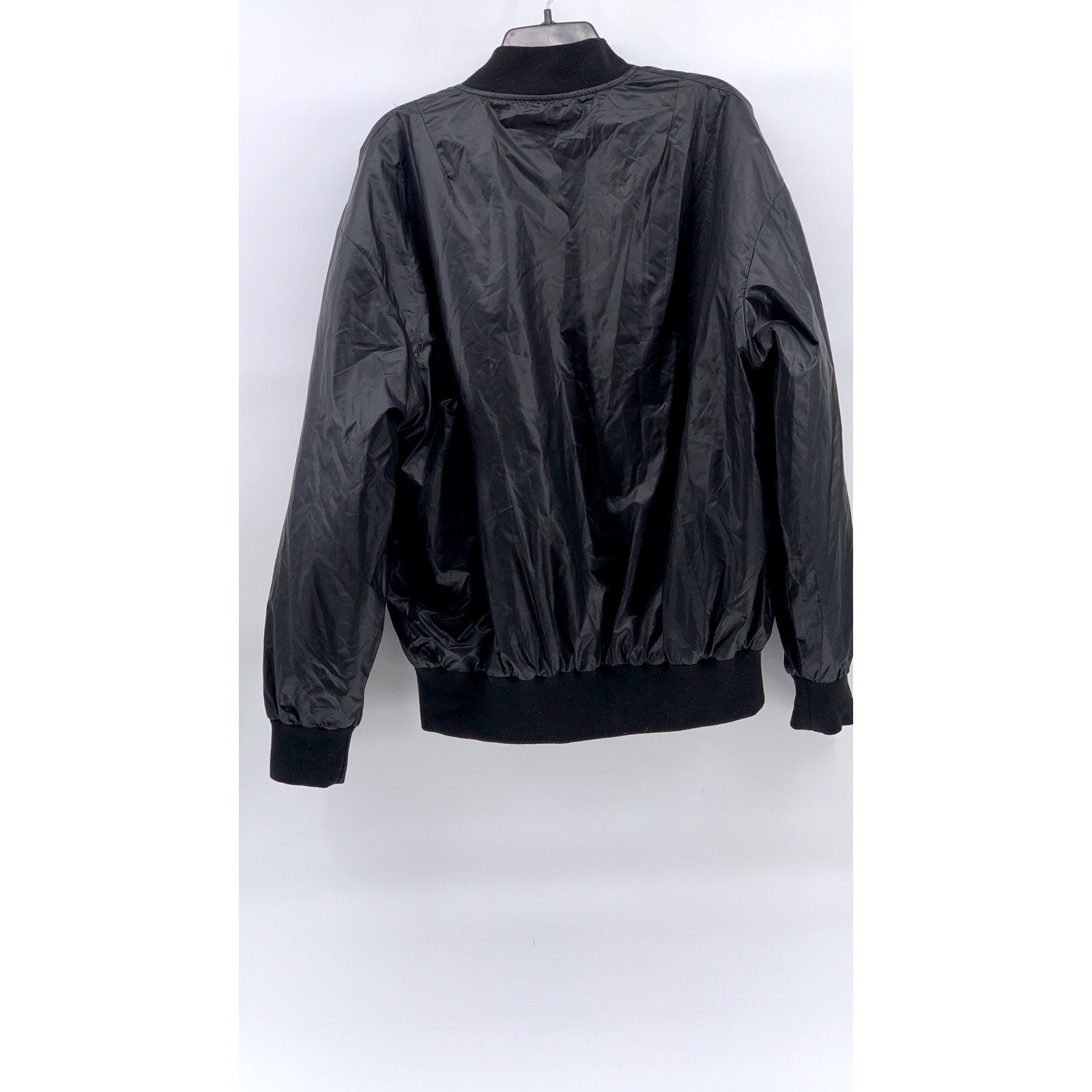 HEART & DAGGER Men’s Black Zip-Up Long Sleeve Bomber Jacket SZ M