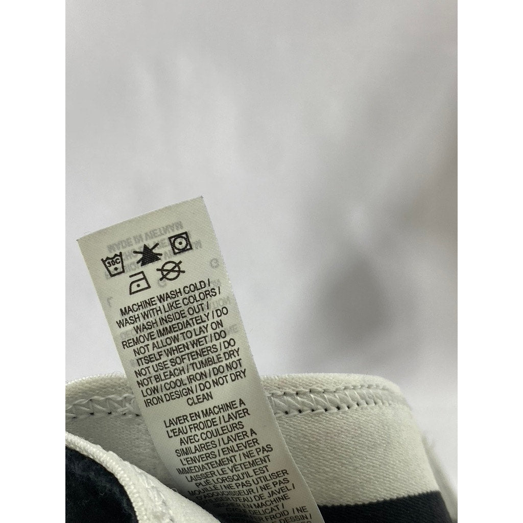 NIKE Women’s Black Solid Elastic Waist Pull-On Leg Logo Athletic Leggings SZ L