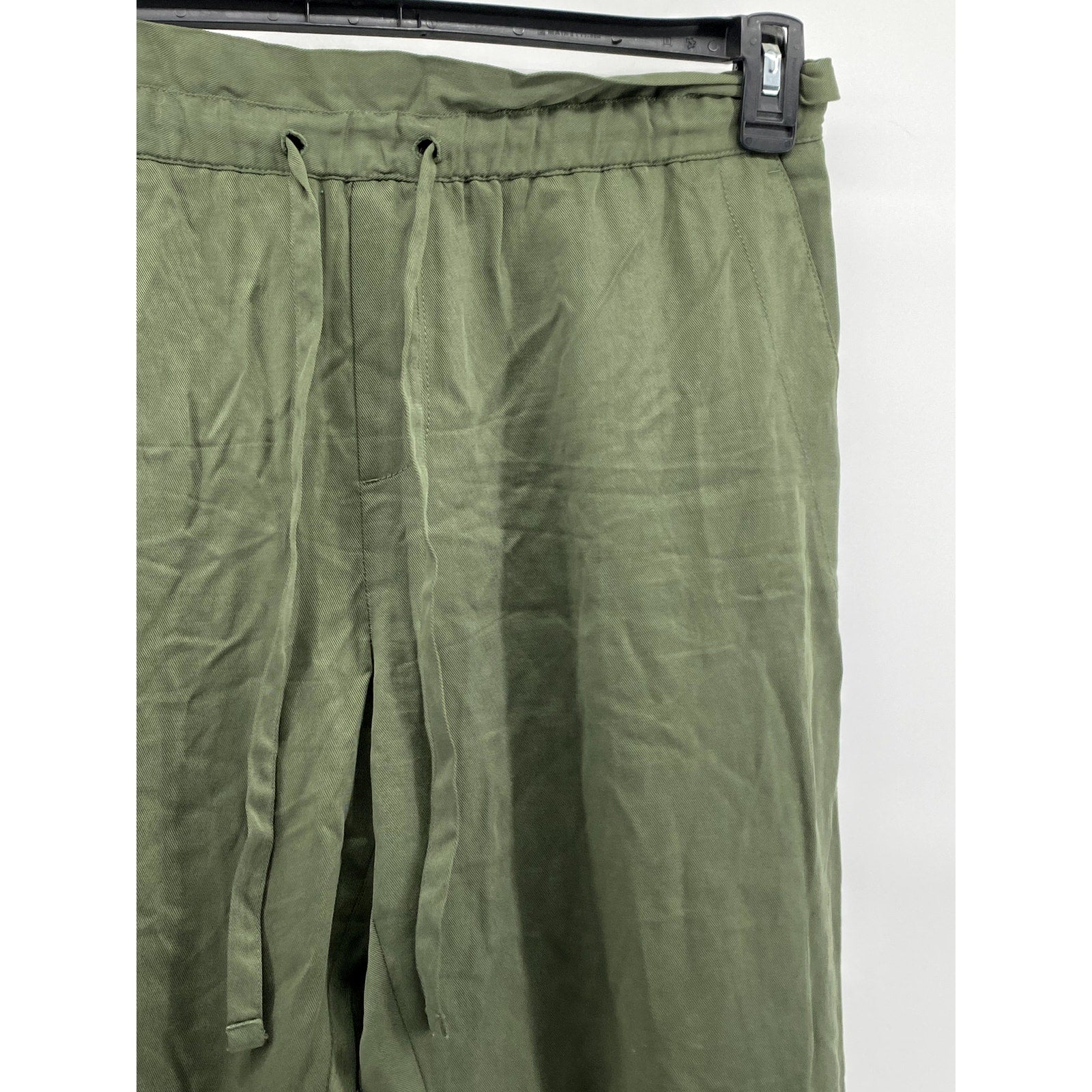 BANANA REPUBLIC Women's Olive Green Pull-on Drawstring Jogger Pants SZ M