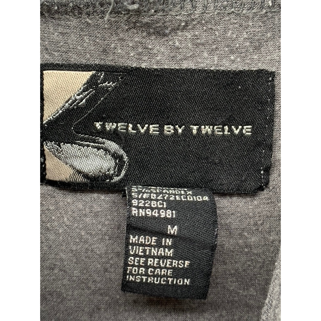 TWELVE BY TWELVE Women's Gray Turtleneck Long Sleeve Sweater Dress SZ M