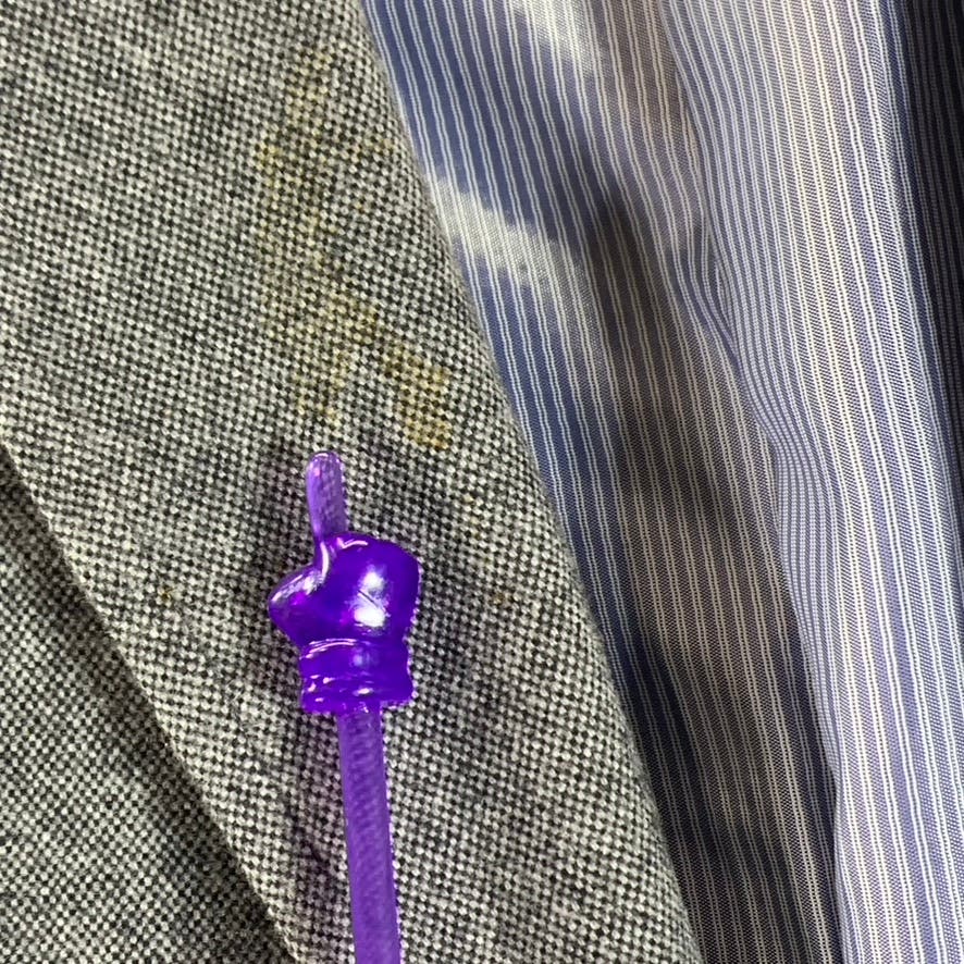 BANANA REPUBLIC Men's Grey Heather Donegal Tailored-Fit Two-Button Blazer SZ 44R