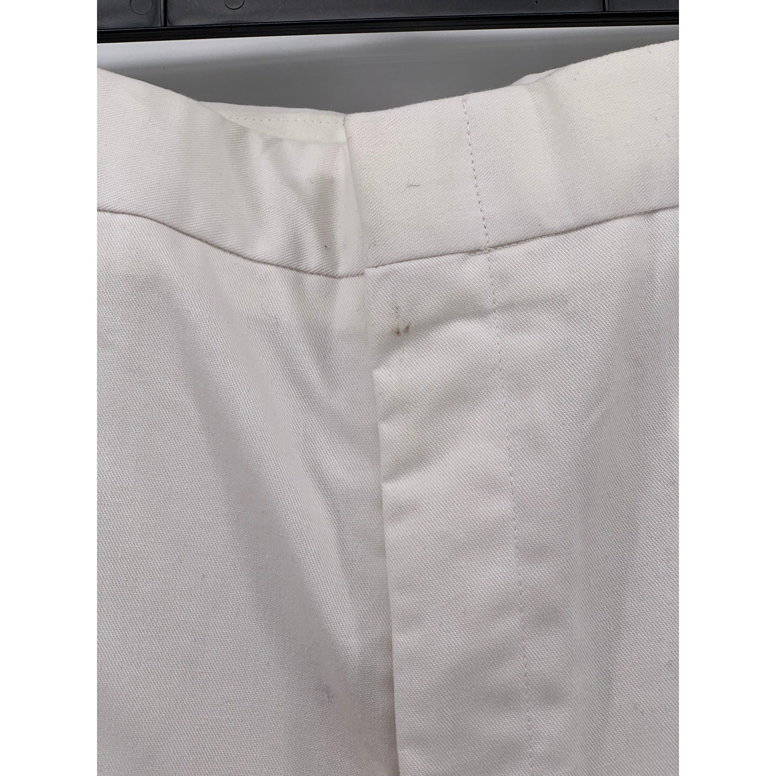 DSCP BY BREMEN BOWDON Men's White Solid Regular-Fit Wide-Leg Pants SZ 34