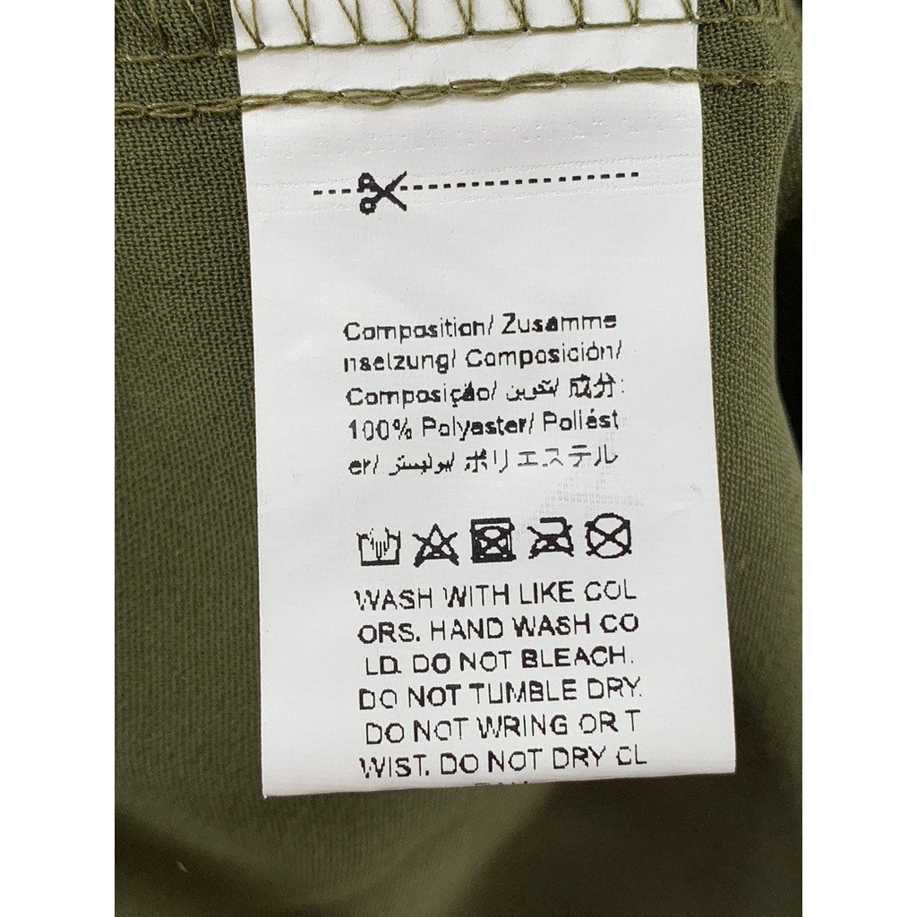 SHEIN CURVE Women's Plus Olive Green Ruffle-Hem Short Sleeve Dress SZ 4XL