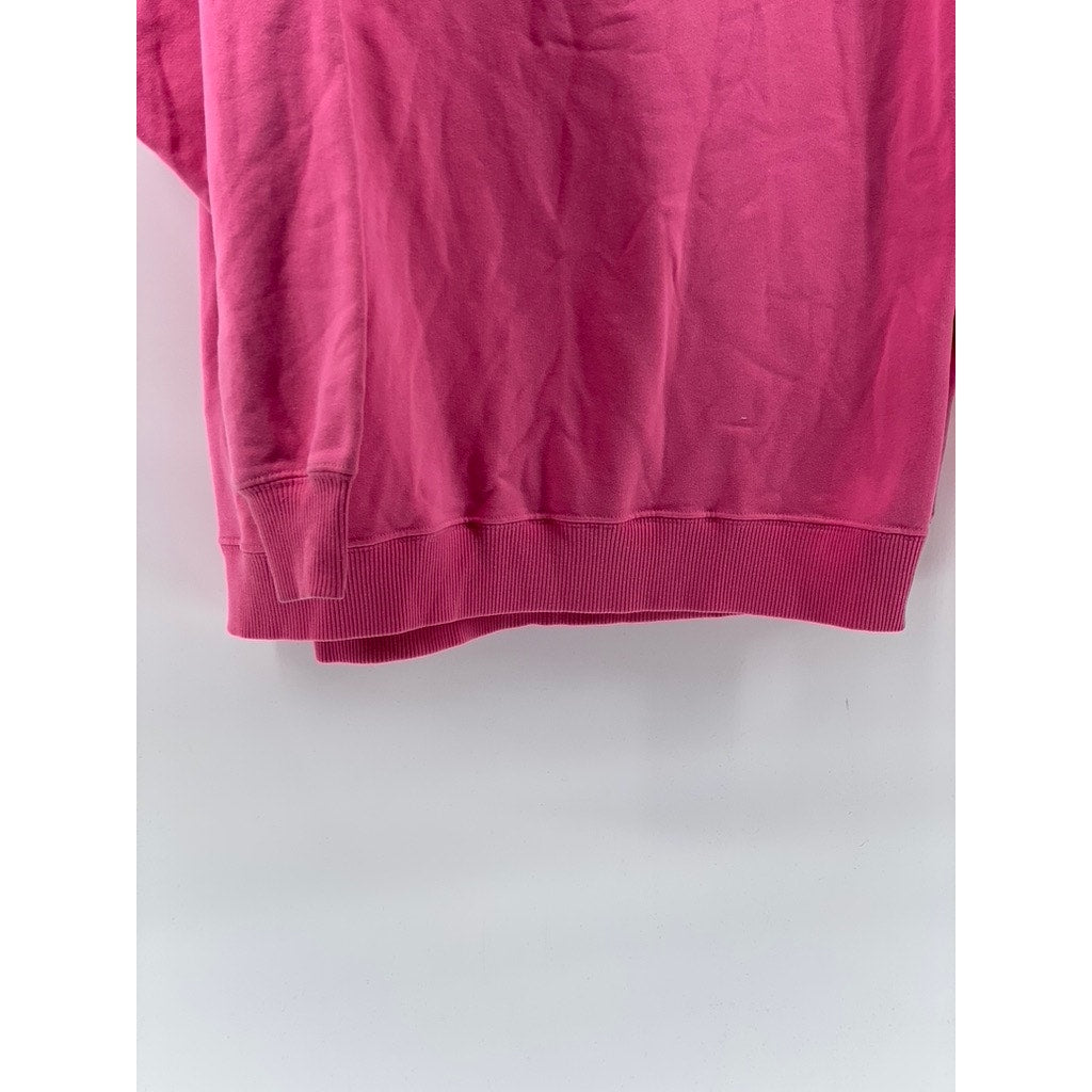HOLLISTER Women's Pink Crewneck Logo Long Sleeve Sweatshirt SZ L