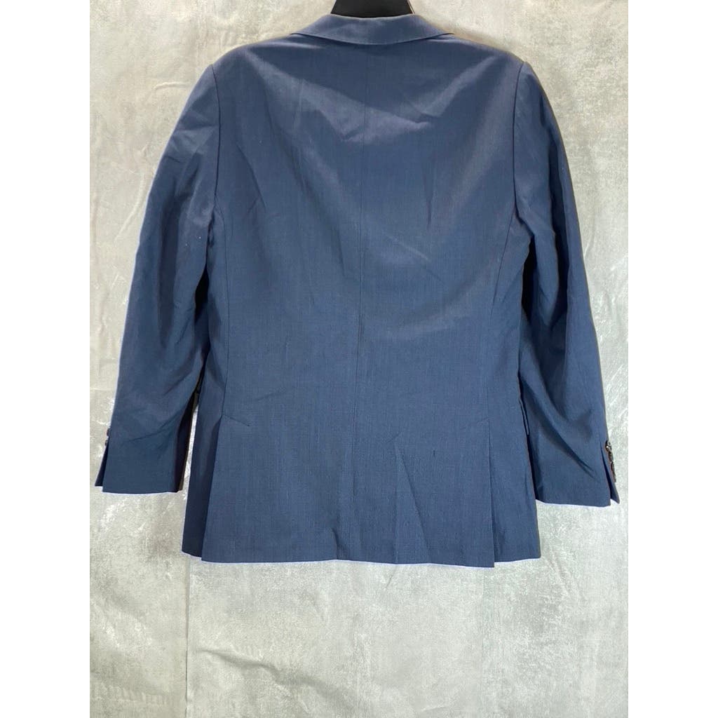 J.CREW Men's Navy Short Slim Ludlow Traveler Wool Two-Button Suit Jacket SZ 36S