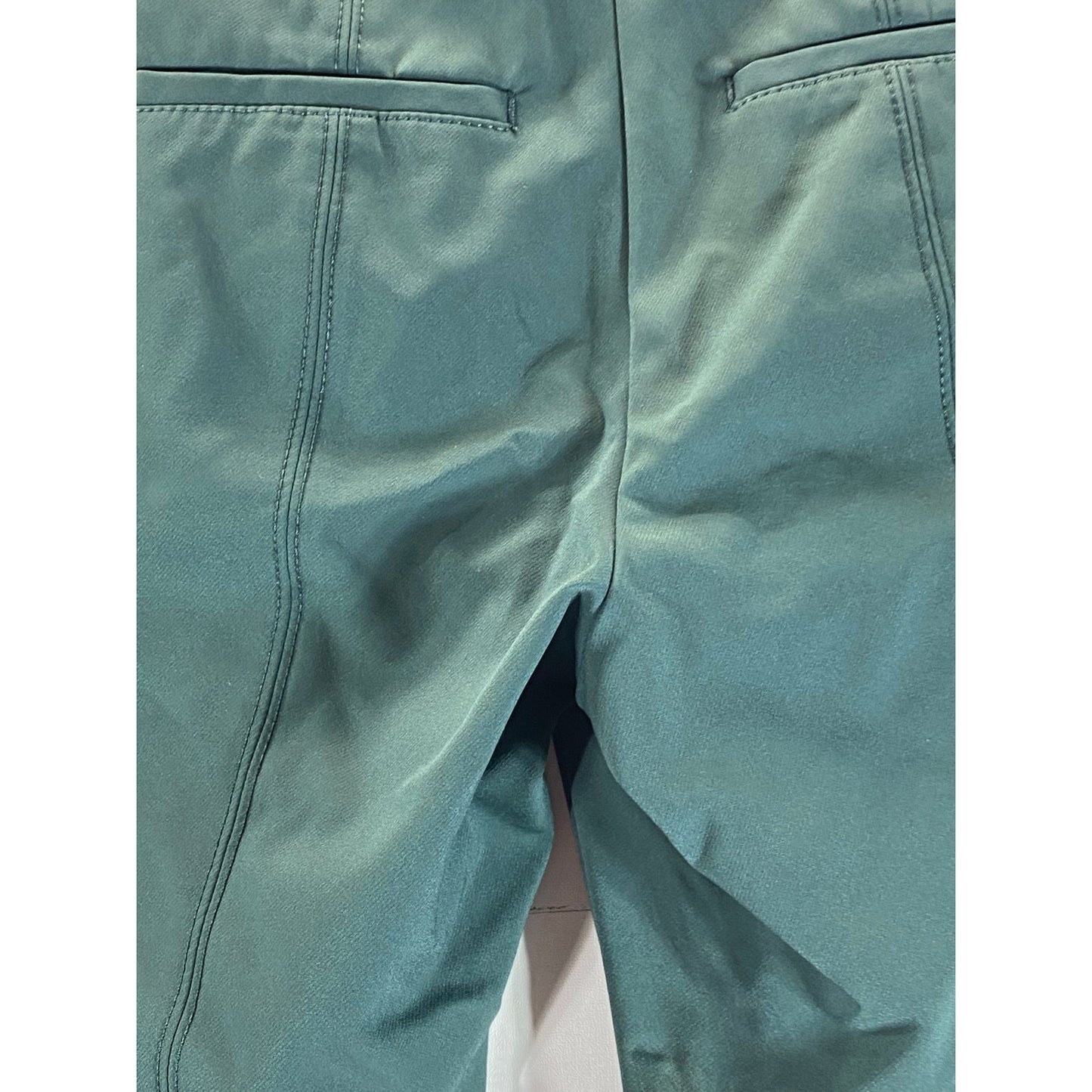 WHITE HOUSE BLACK MARKET Women's Dark Green The Skinny Ankle Pant SZ M