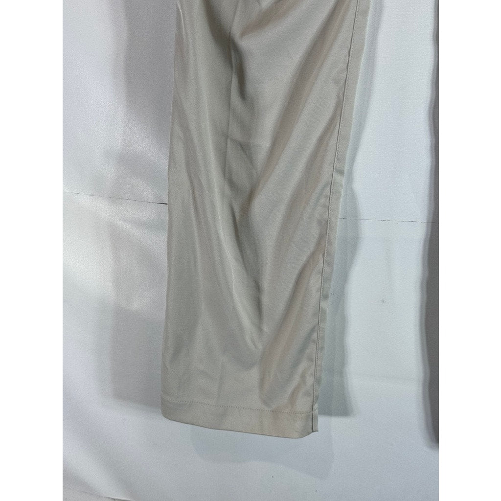 NIKE Men's Light Beige Dri-Fit Standard-Fit Straight-Leg Golf Pant SZ 30X30