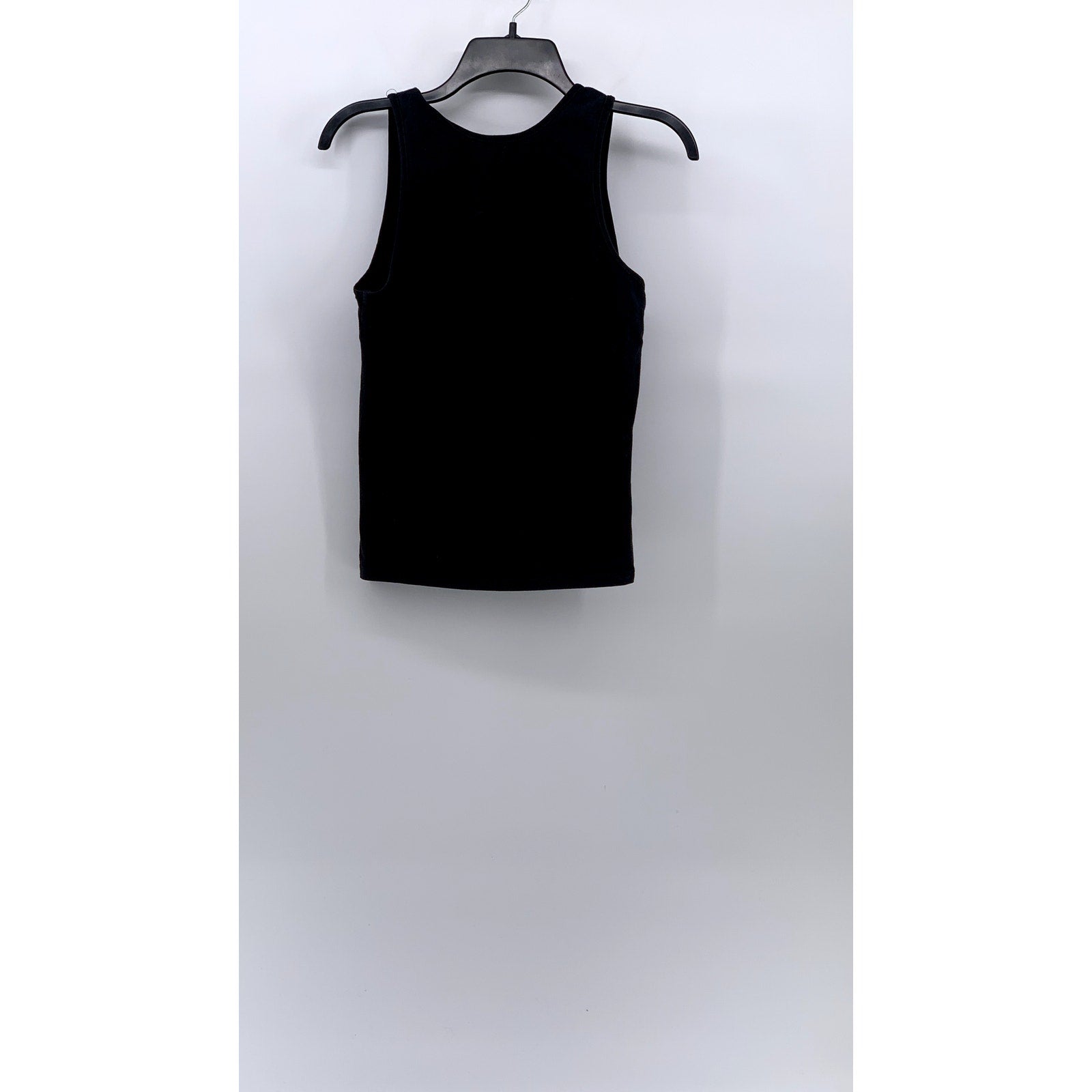 TAXI Women's Black Solid Scoop-Neck Casual Sleeveless Top SZ M