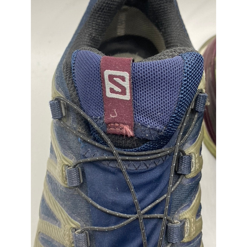 SALOMON Women’s Blue-Green XA Pro 3D Gore-Tex Bungee Lace-Up Active Sneakers SZ9