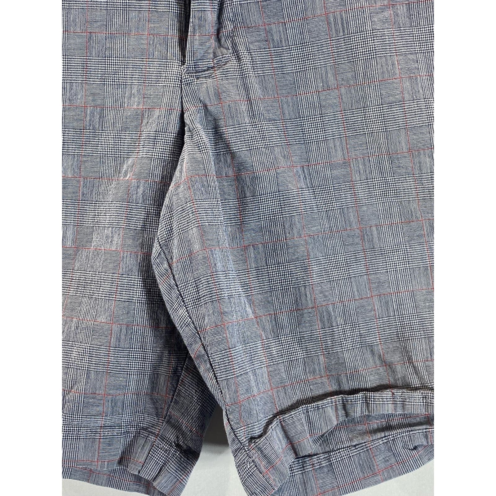 BANANA REPUBLIC Men's Blue Plaid Aiden Club Short SZ 34