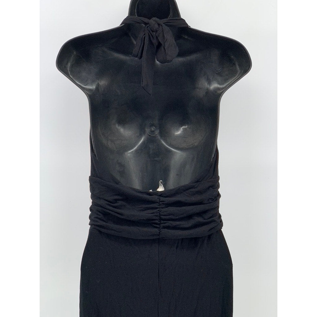 ASOS Women's Black Halter V-Neck Jumpsuit SZ 6