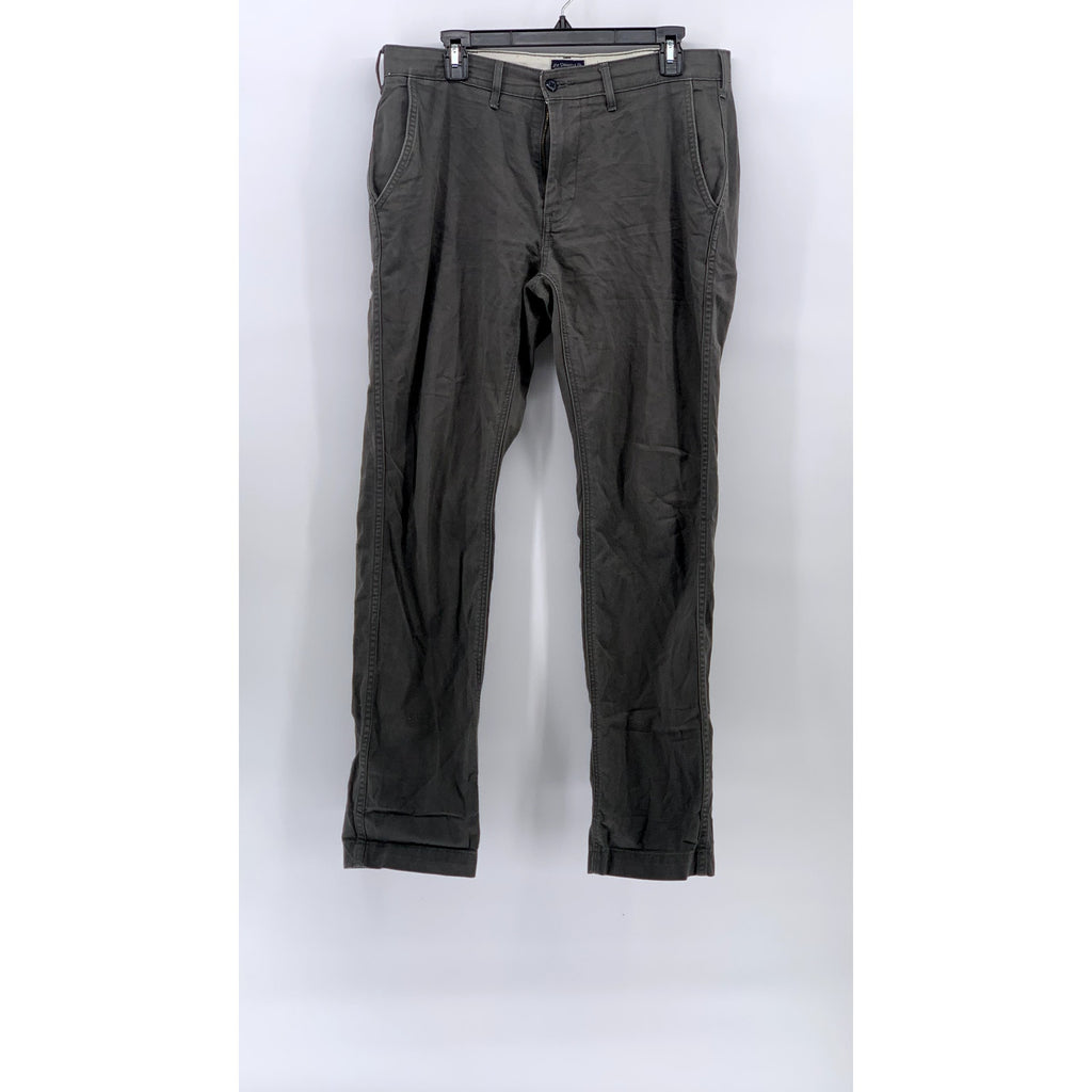 LEVI'S Men's Charcoal Gray Athletic-Fit Tapered Chino Pants SZ 32X34