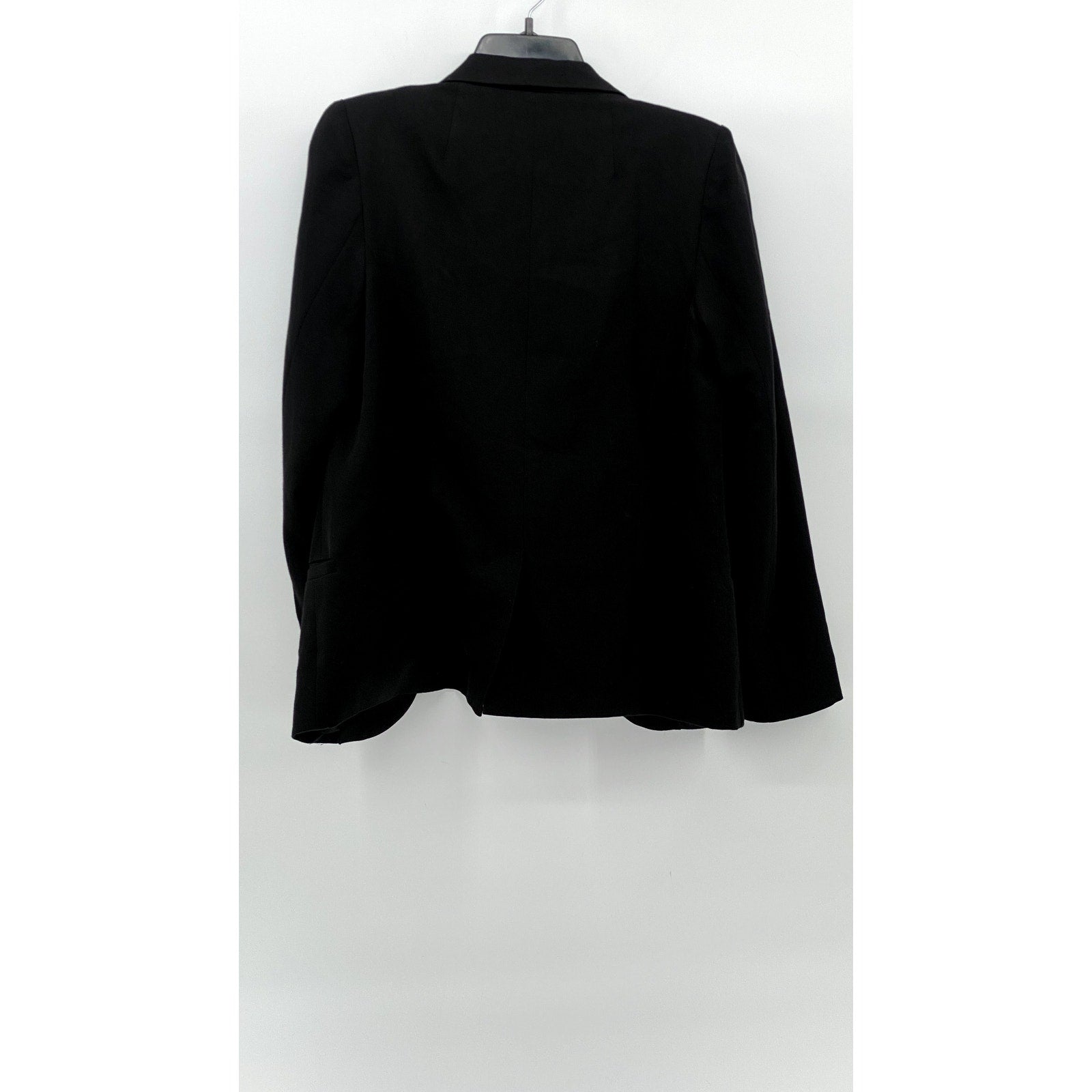 SILENCE + NOISE Women's Black Open-Front Long Sleeve Notch Collar Blazer SZ M