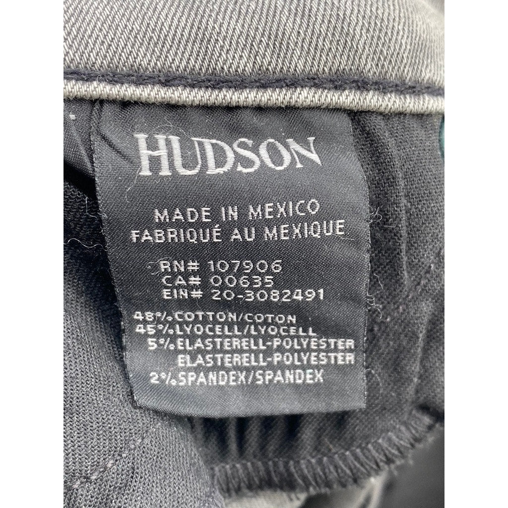 HUDSON Women's Light Gray Denim Super Skinny Midrise Natalie Jeans SZ 25