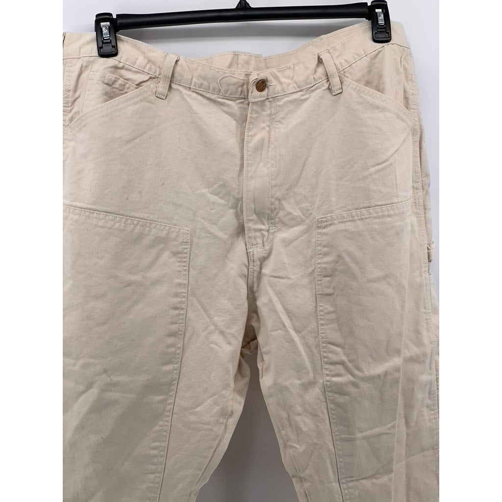 ROUND HOUSE Men's Off-White Carpenter Painter Pants SZ 42