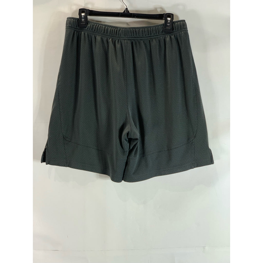 NIKE Men's Black Dri-fit Perforated Pull-On Drawstring Active Shorts SZ XL