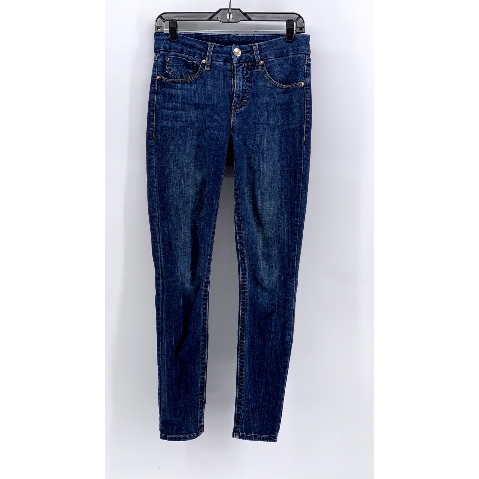 SEVEN7 Women's Avalon Blue Denim Super Skinny Jeans SZ 4