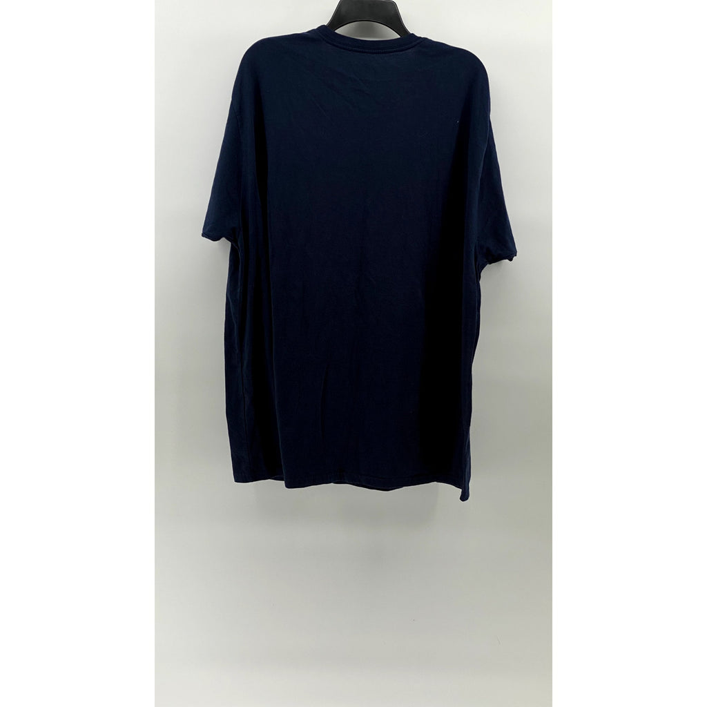 WAY TO CELEBRATE Men's Dark Blue Custom Crewneck Father's Day T-Shirt SZ 2XL