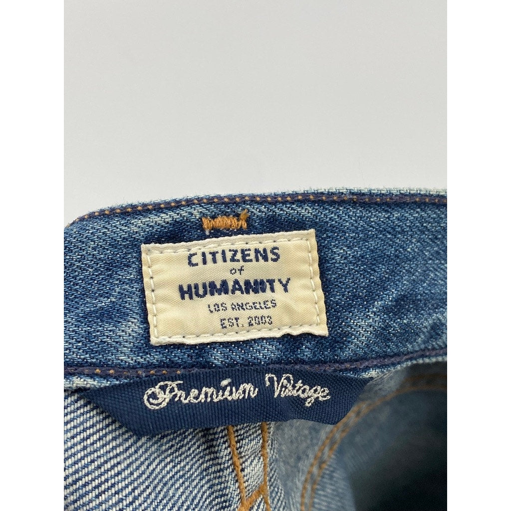 CITIZENS Of HUMANITY Women’s Blue Liya High-Rise Cropped Skinny Jean SZ 24