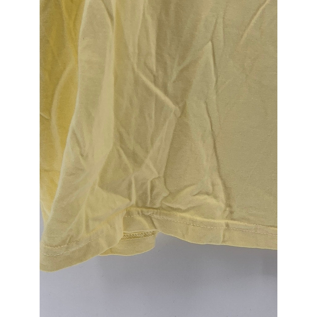 COMFORT COLORS Men's Yellow Crewneck Short Sleeve Little Dipper T-Shirt SZ XL