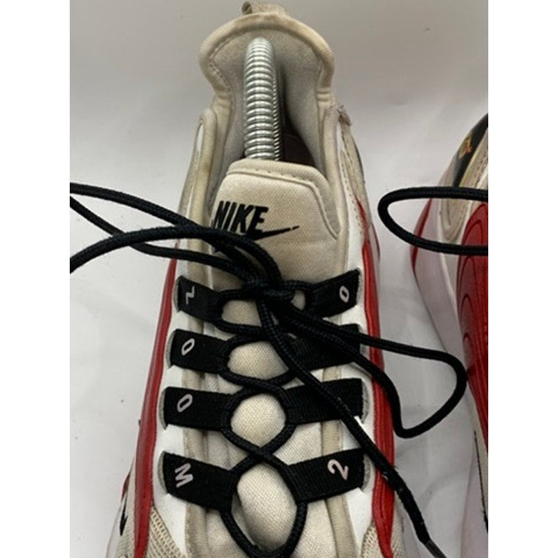 NIKE Men’s Red-White-Black Zoom 2K Sneakers SZ 7.5