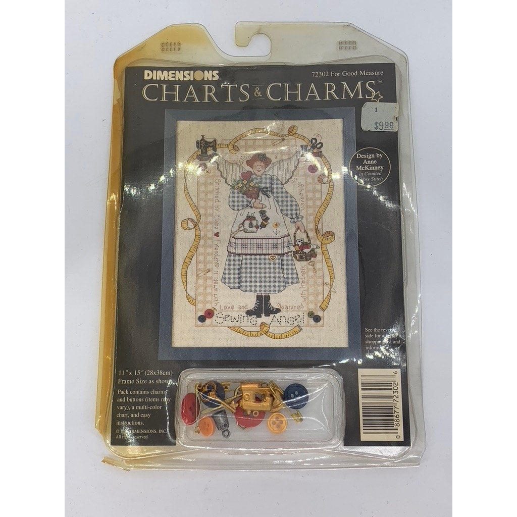 DIMENSIONS CHARTS & CHARMS Vintage Anne Mckinney Cross Stitch Kit