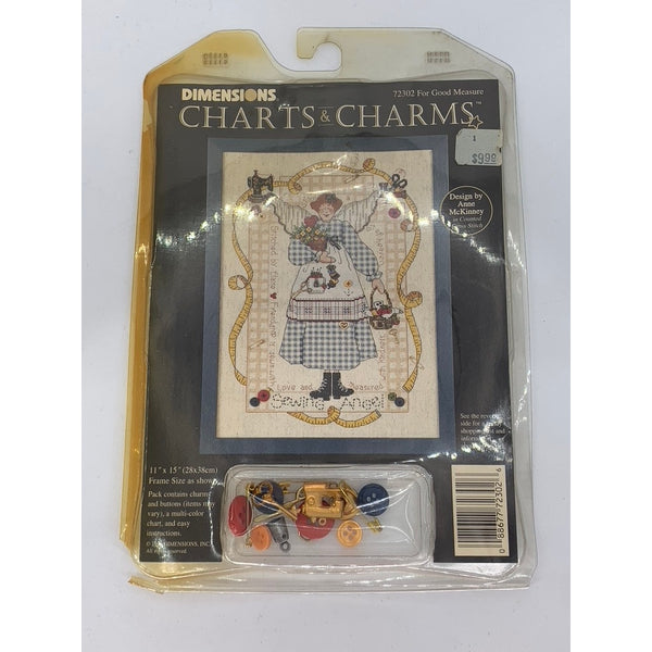 DIMENSIONS CHARTS & CHARMS Vintage Anne Mckinney Cross Stitch Kit