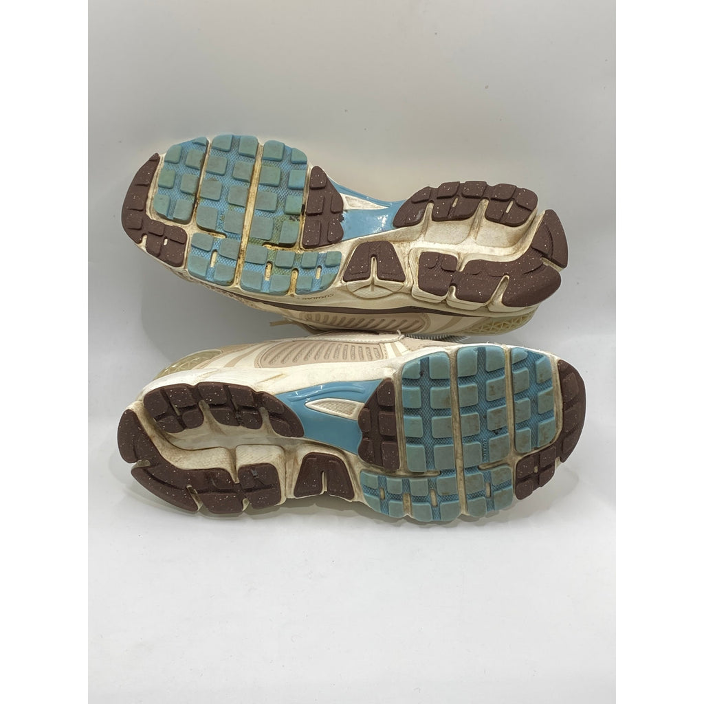 NIKE Women's Oatmeal Mesh Zoom Vomero 5 Lace-Up Active Sneakers SZ 7