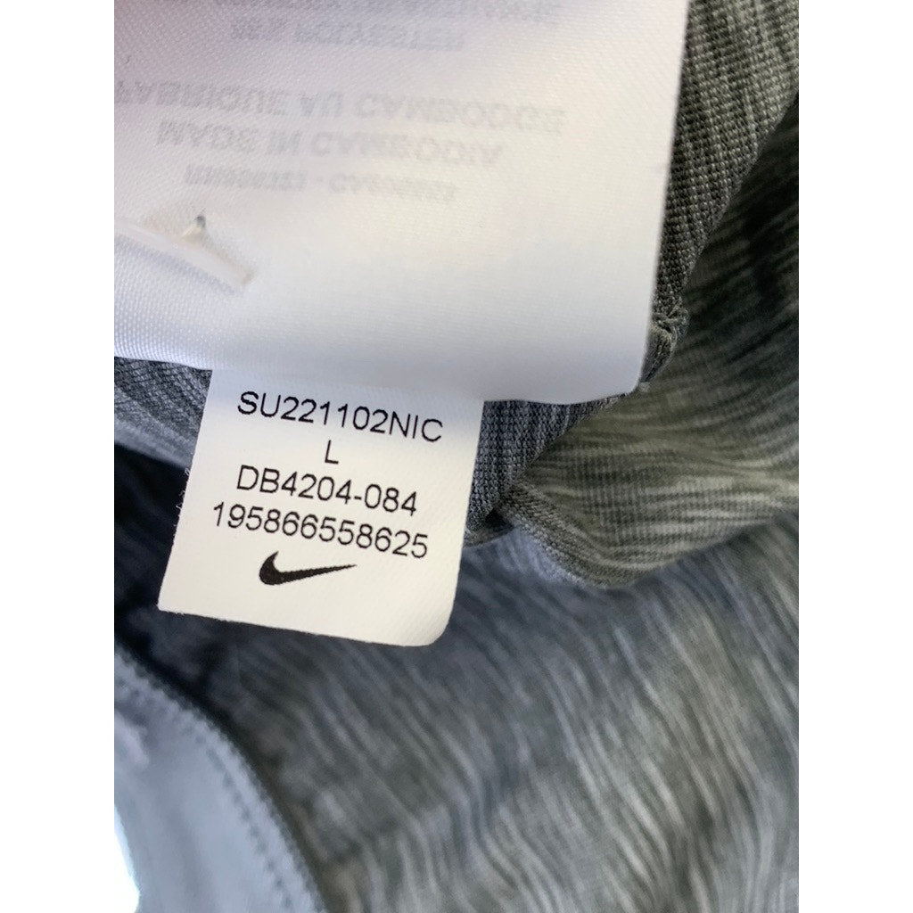 NIKE Men's Gray Dri-Fit Standard Fit Pants SZ L