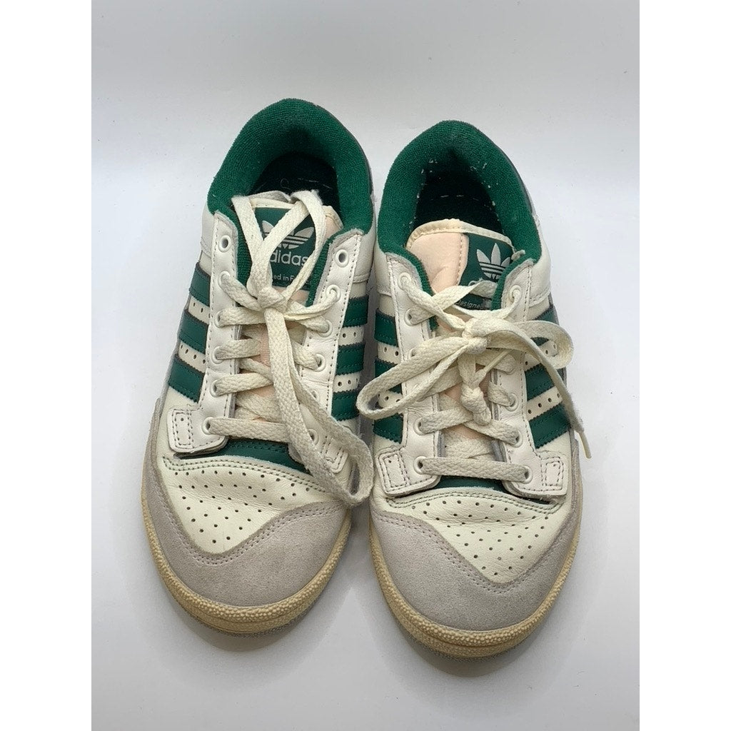 ADIDAS Men's White-Green Centennial 85 Low Sneakers SZ 5
