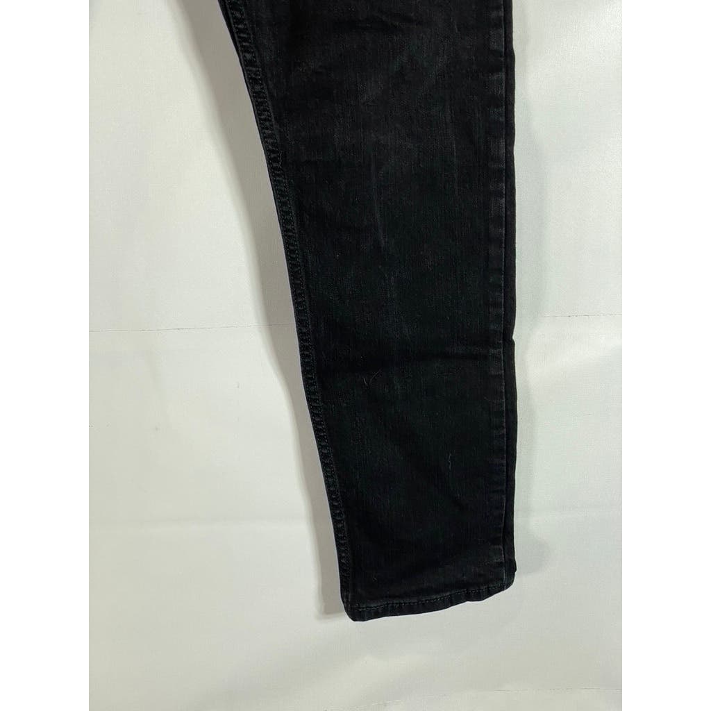 LEVI'S Men's Solid Black 512 Slim Tapered-Fit Stretch Five-Pocket Jeans SZ 33X32