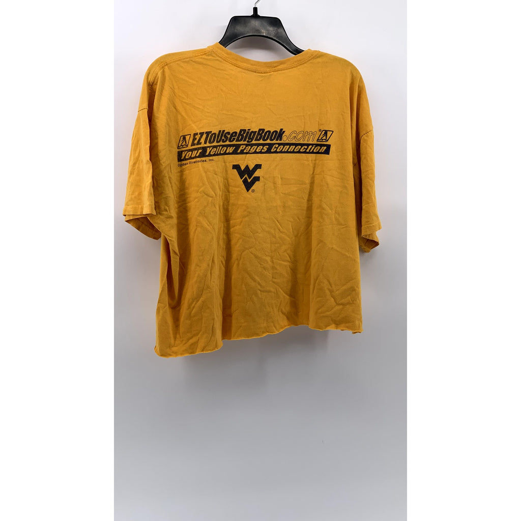 GILDAN Men's Yellow Graphic Basketball T-Shirt SZ XL