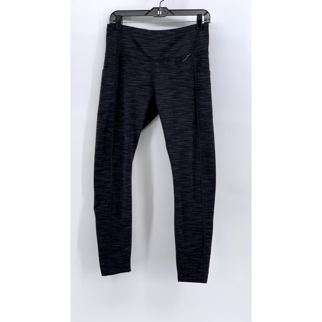 MONDETTA Women's Charcoal Printed Performance Luxury Leggings SZ M