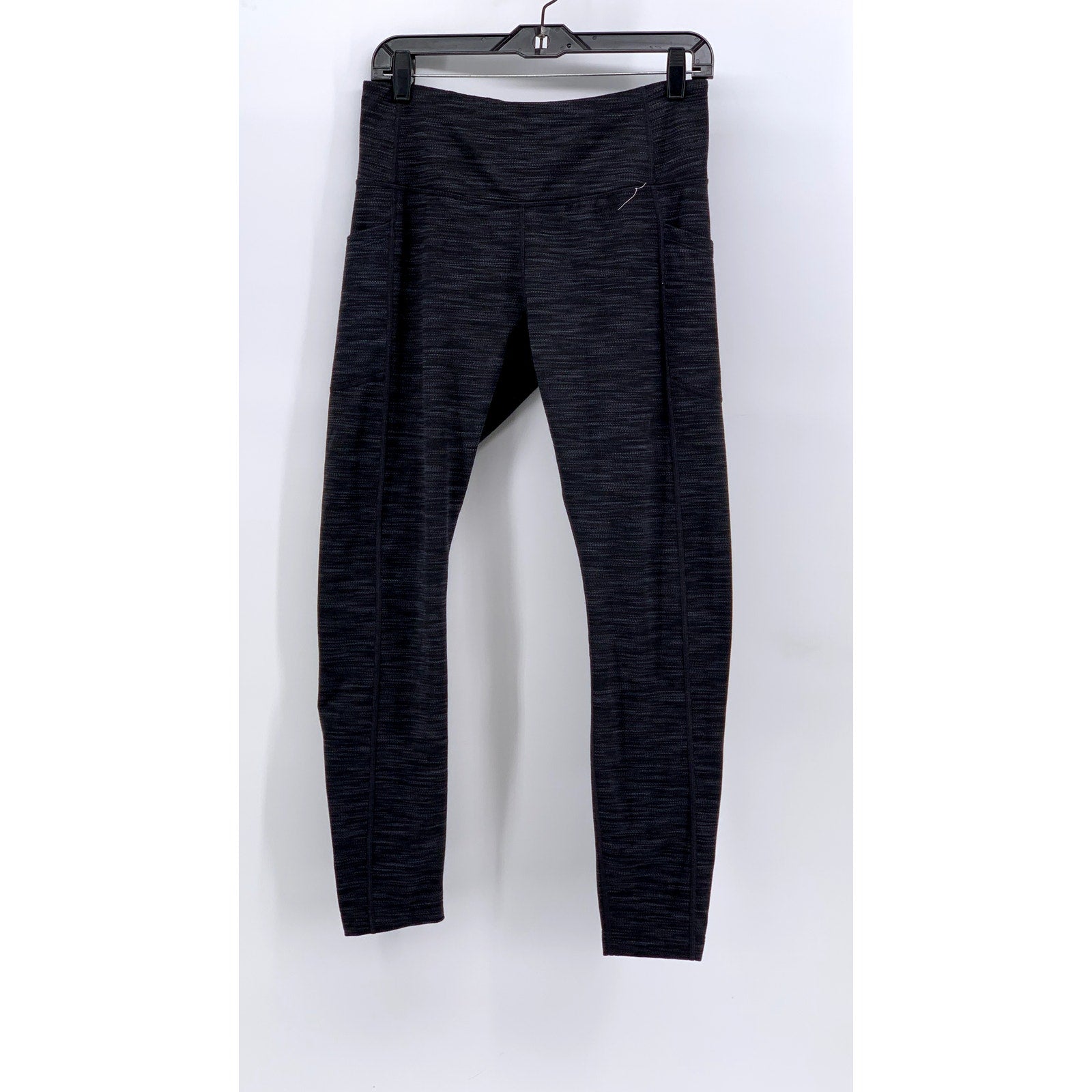 MONDETTA Women's Charcoal Printed Performance Luxury Leggings SZ M