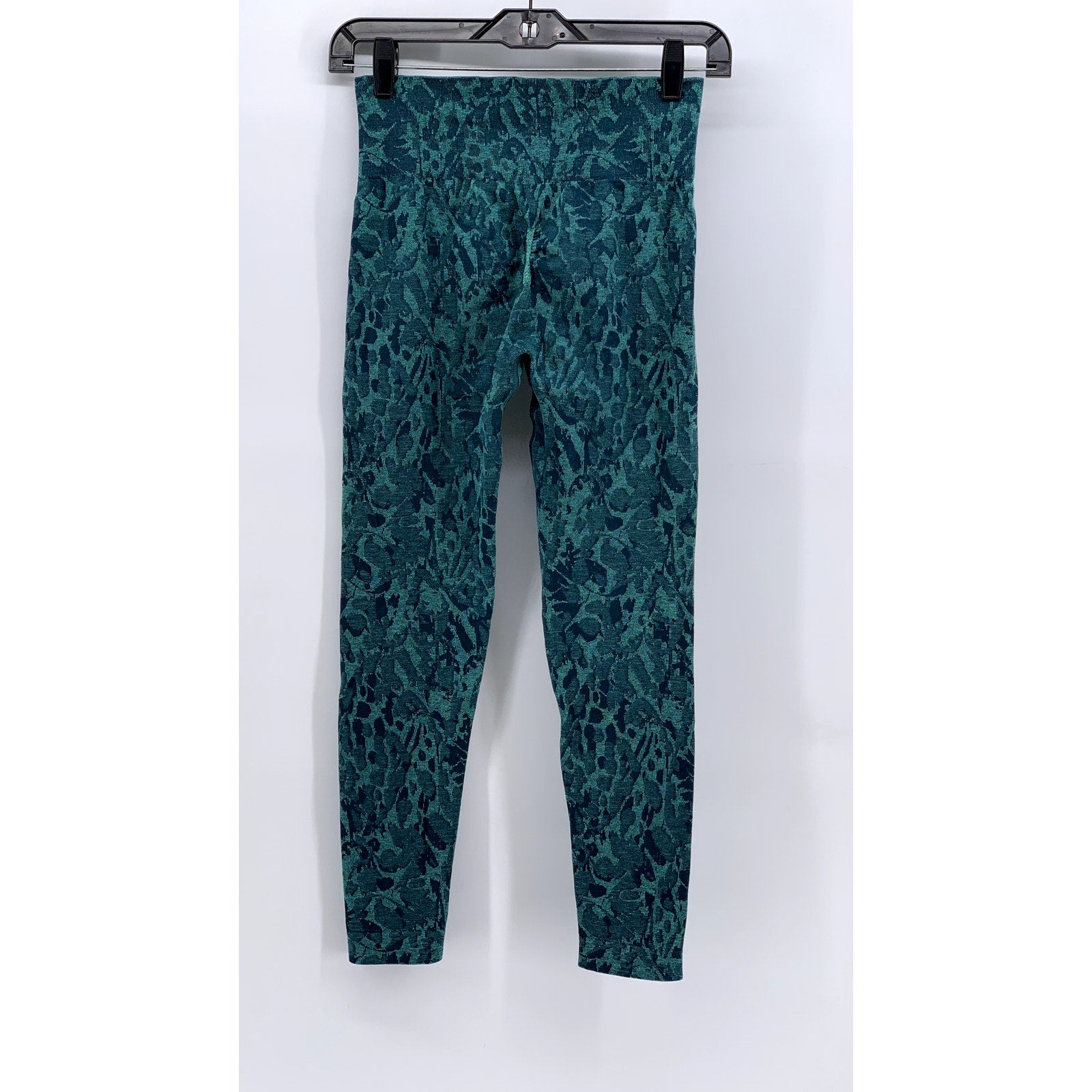 GYMSHARK Women's Green Printed High Rise Leggings SZ XS