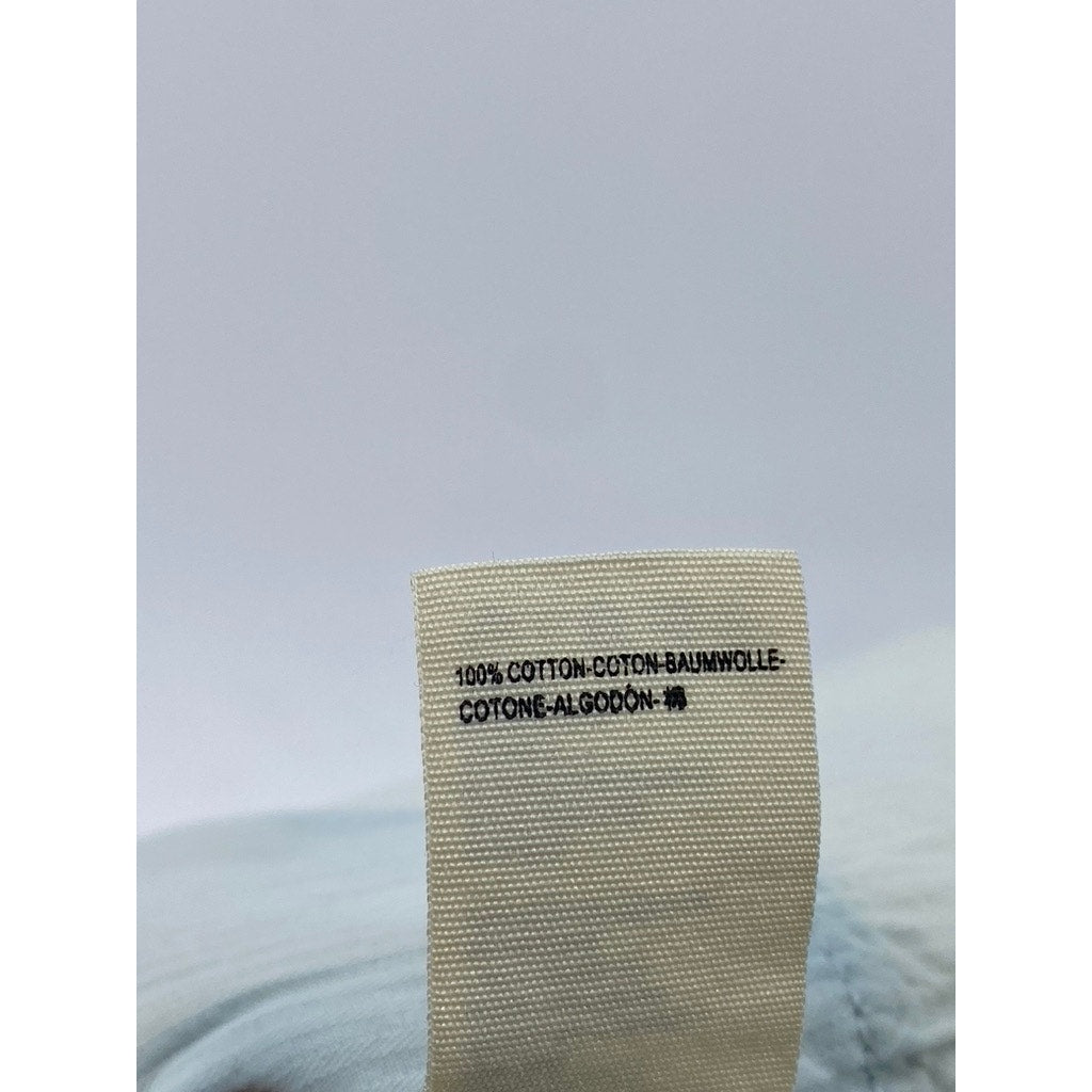 WE THE FREE Women’s Blue Denim Distressed Raw-Hem Short Shorts SZ 24