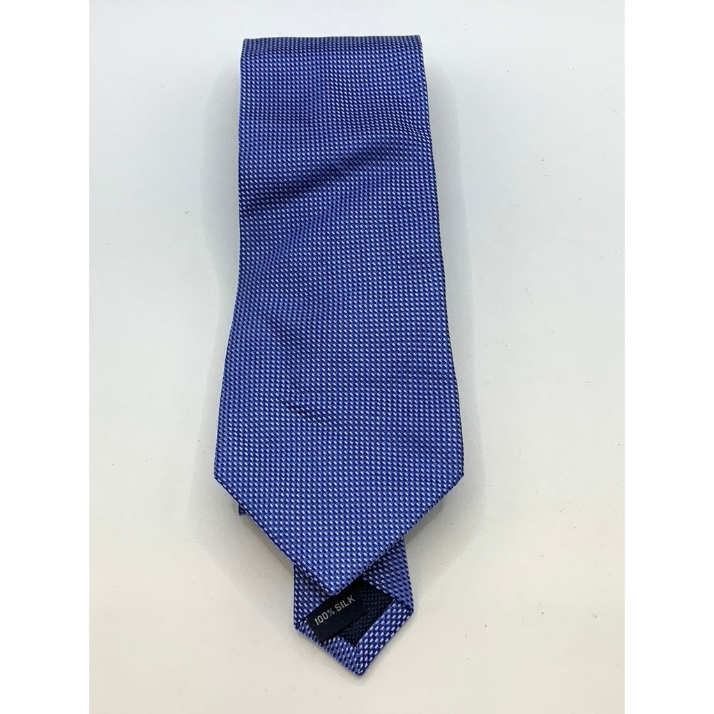 NAUTICA Men's Blue Textured Silk Tie SZ OS