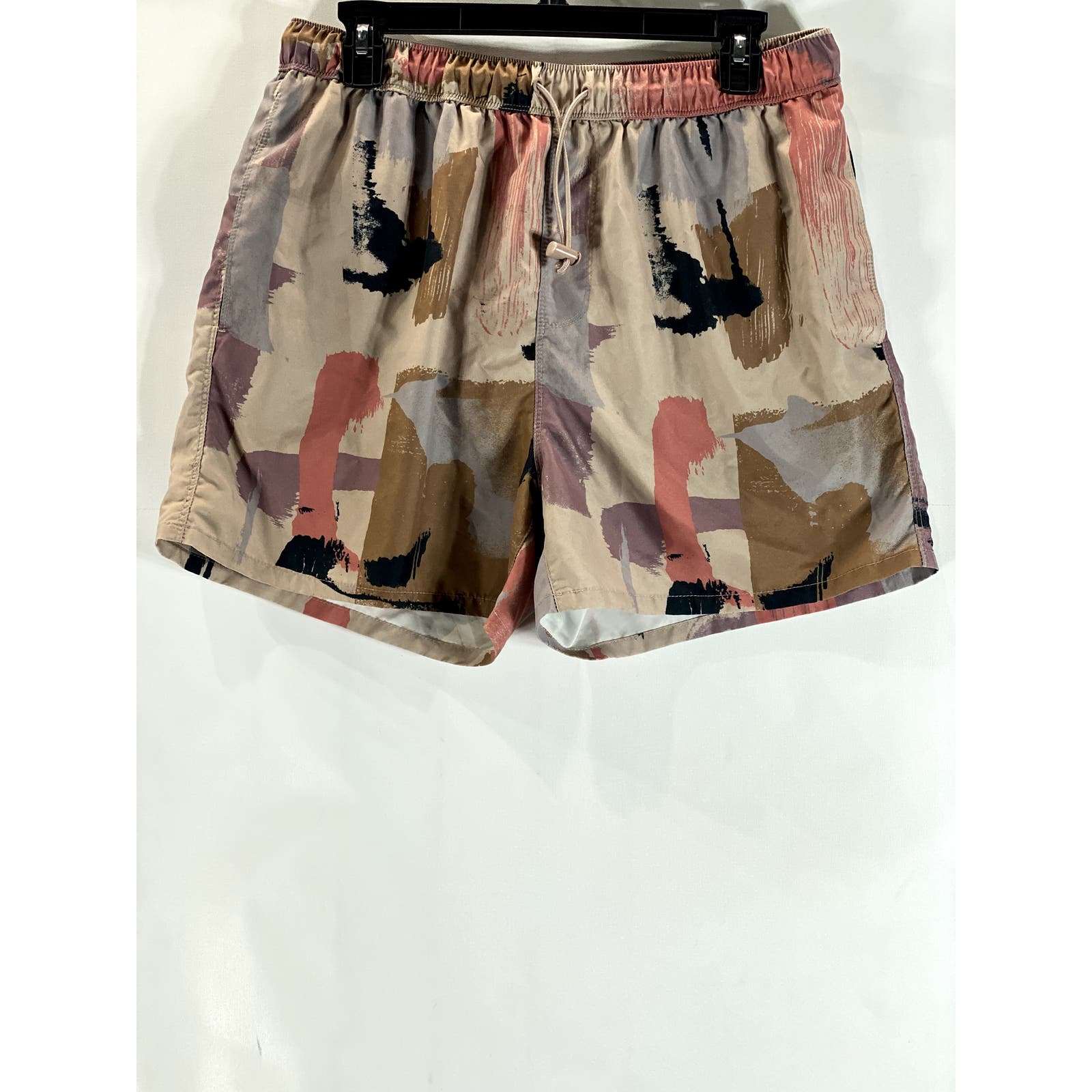 ASOS Men's Brown Printed Drawstring Pull-On Shorts SZ L