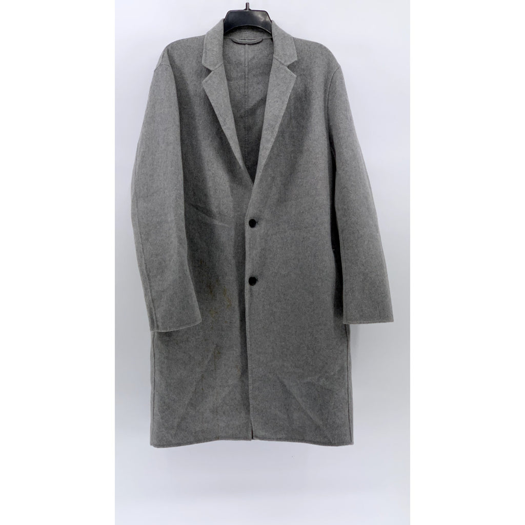 ALLSAINTS Men's Gray Wool Two-Button Coat SZ S