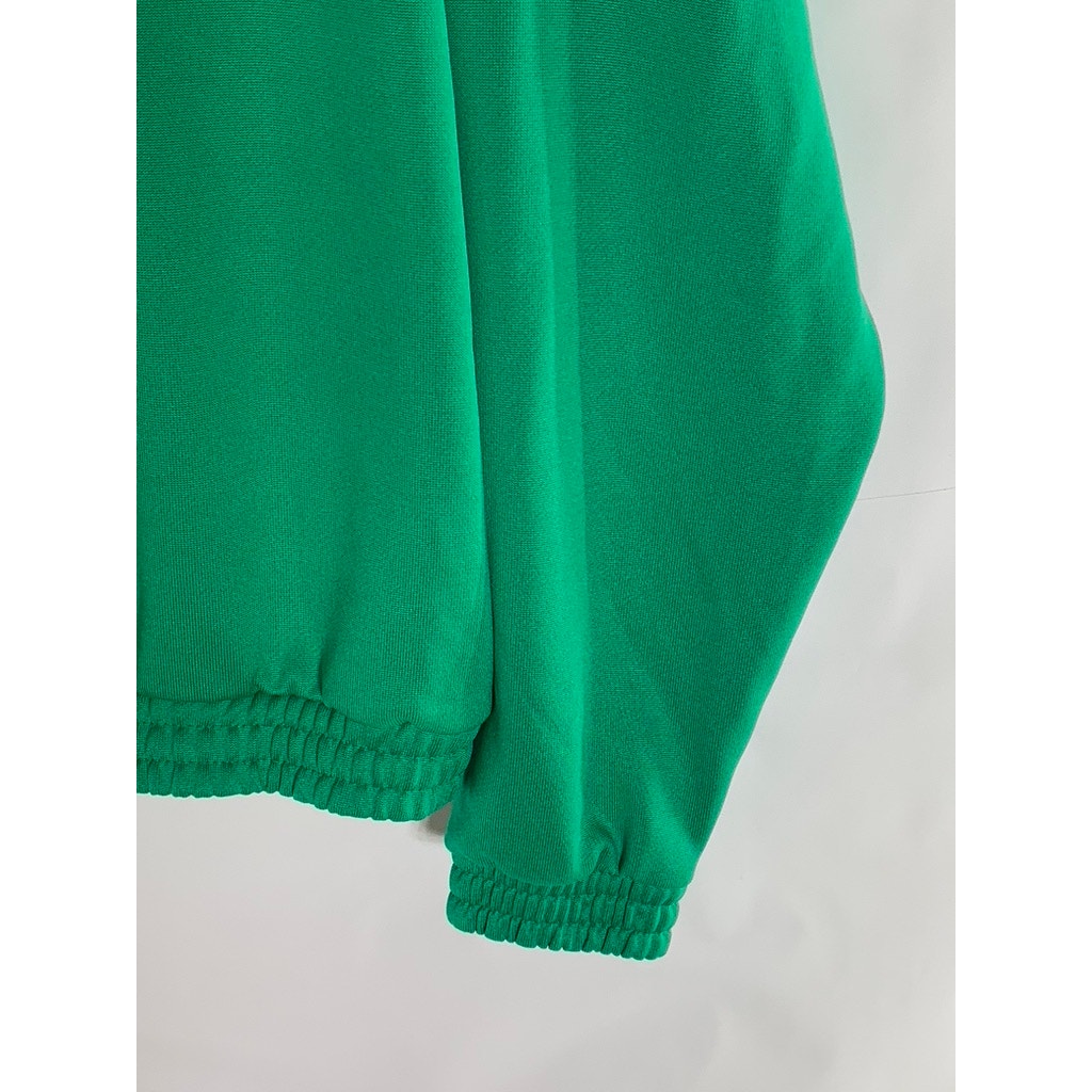 REEBOK CLASSIC Unisex Green/Black Vector Stand Collar  Zip-Up Jacket SZ L