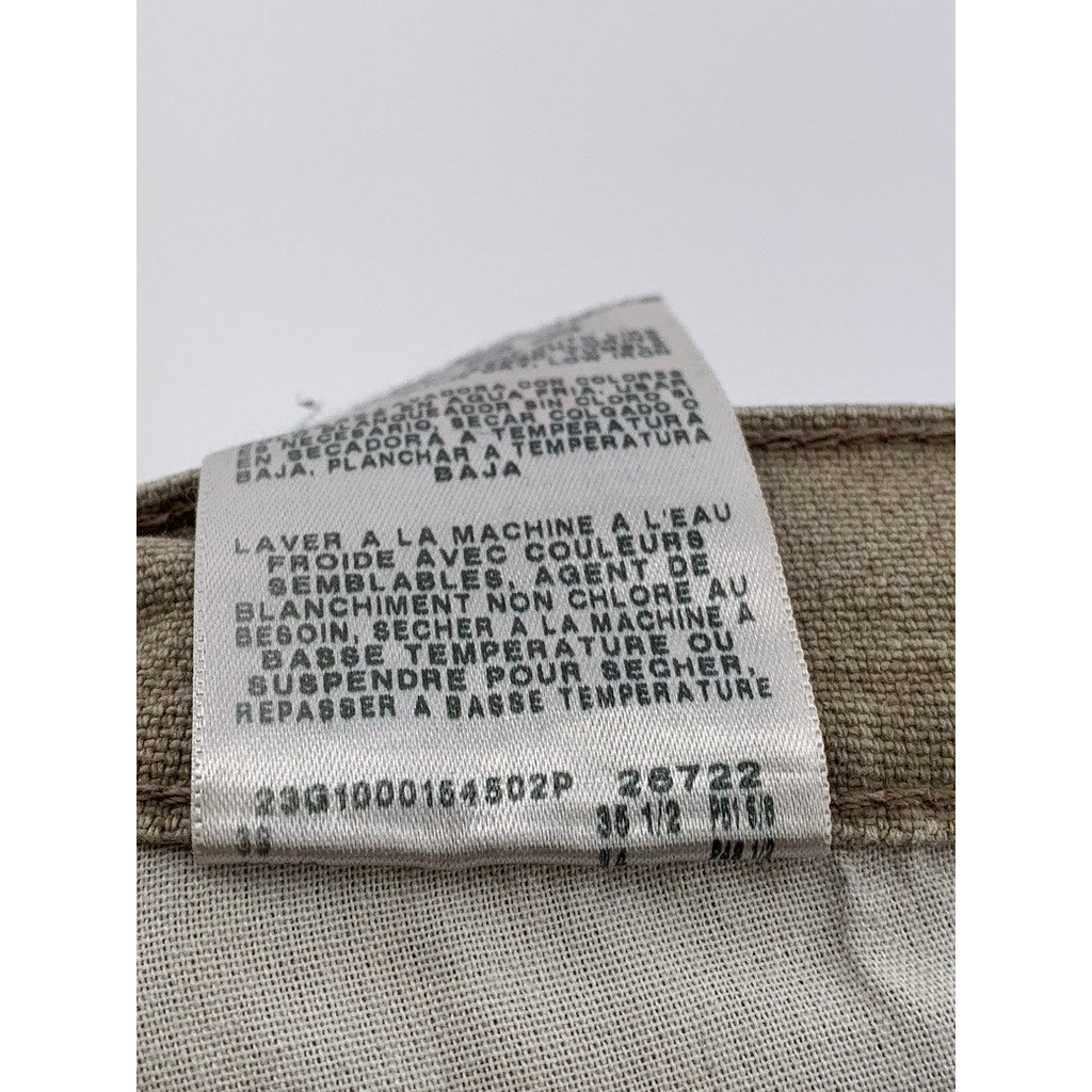 WRANGLER Men's Khaki Distressed Straight-Leg Carpenter Pant SZ 36X34