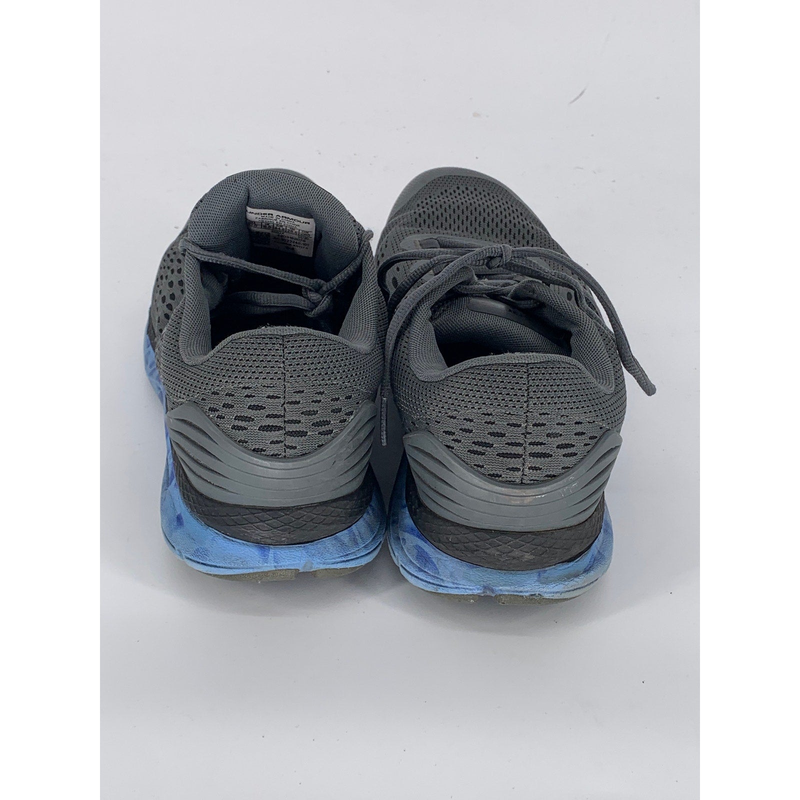 UNDER ARMOUR Men's Blue-Gray Charged Intake 4 Exo Running Sneakers SZ 10.5