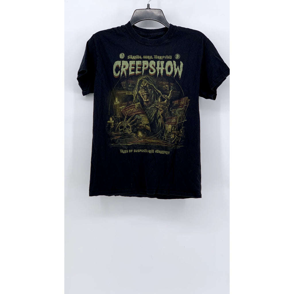 CREEPSHOW Men's Black Graphic Crewneck Short Sleeve T-Shirt SZ S