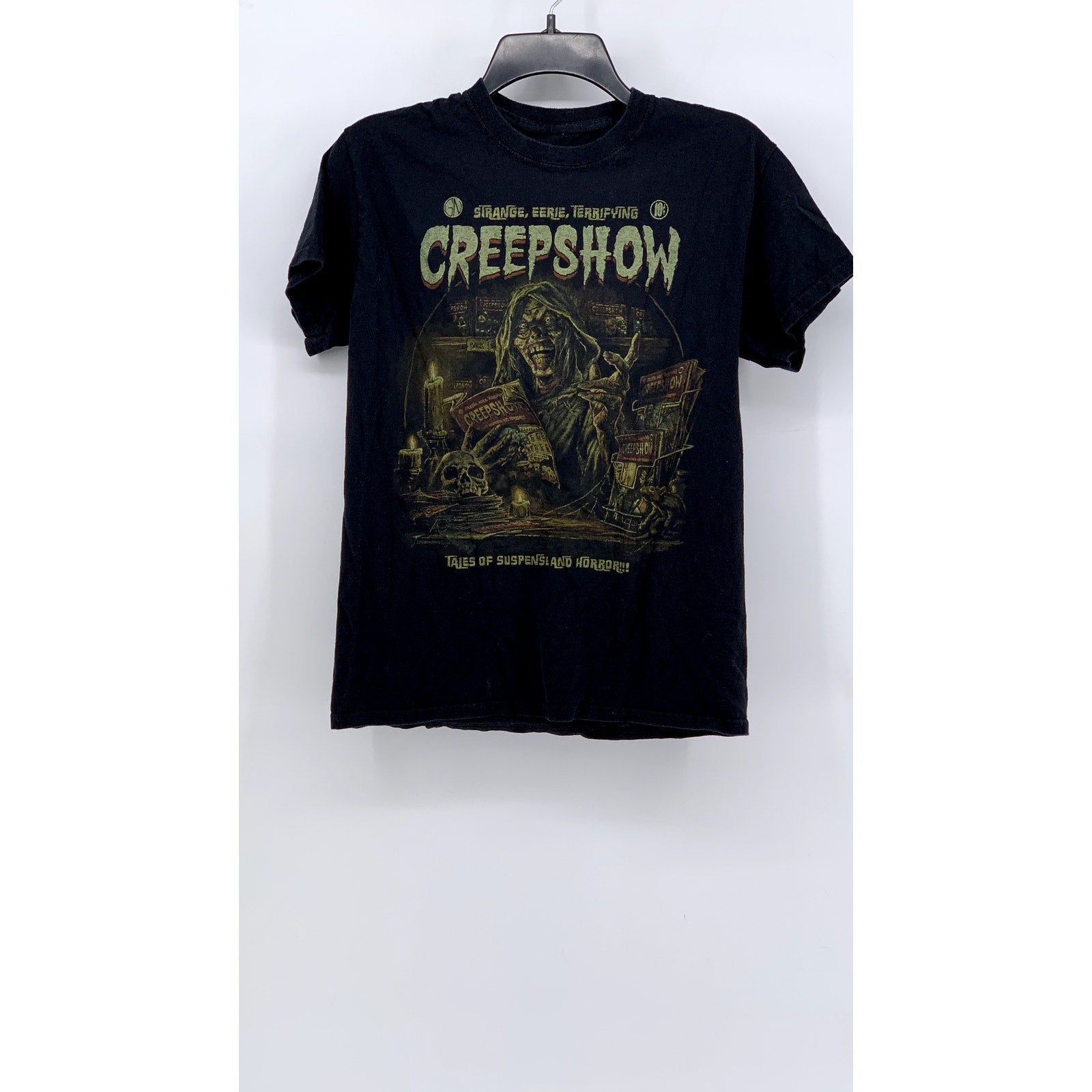 CREEPSHOW Men's Black Graphic Crewneck Short Sleeve T-Shirt SZ S