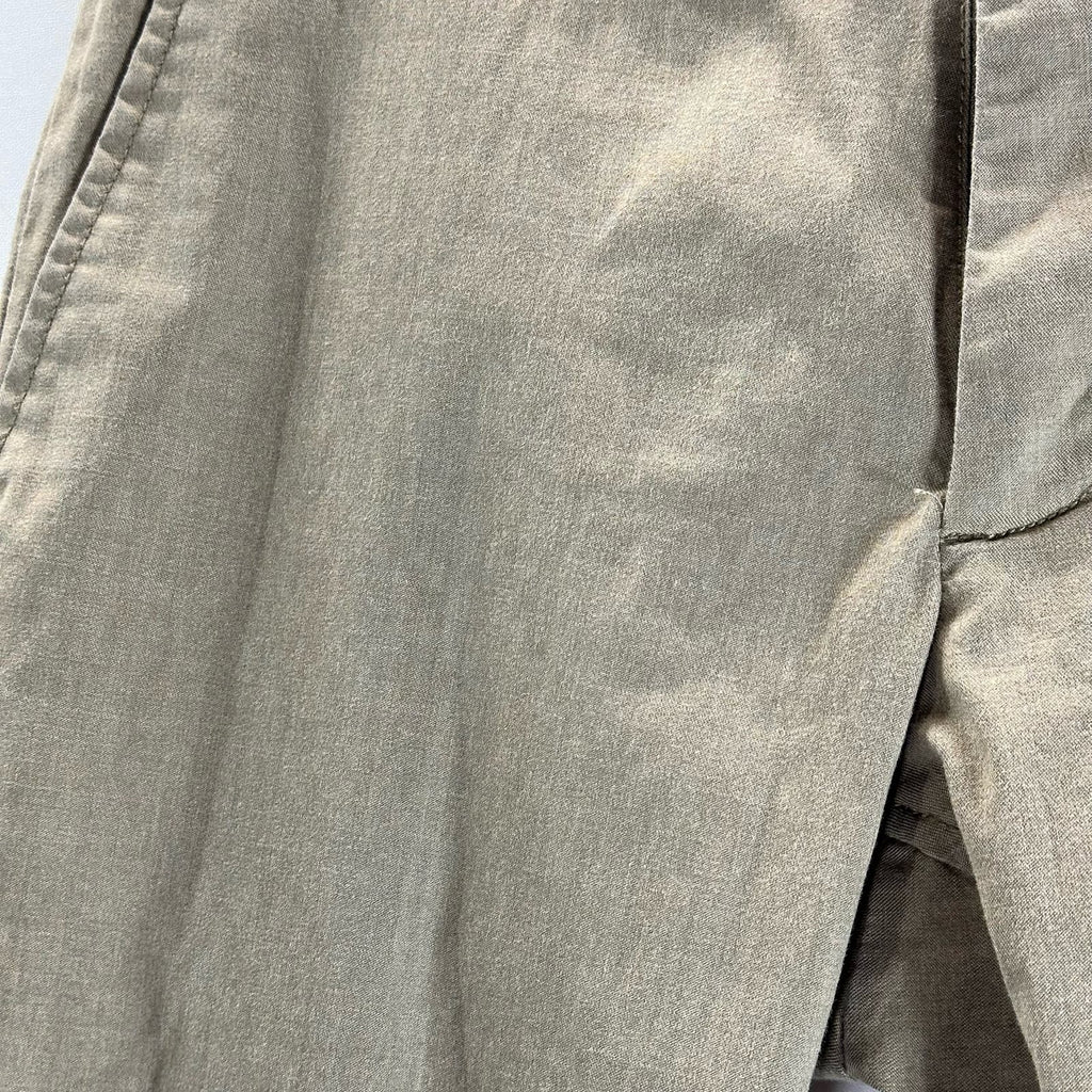 NORDSTROM Men's Brown Slim-Fit Flat Front CoolMax Performance Chino Pant SZ29X32