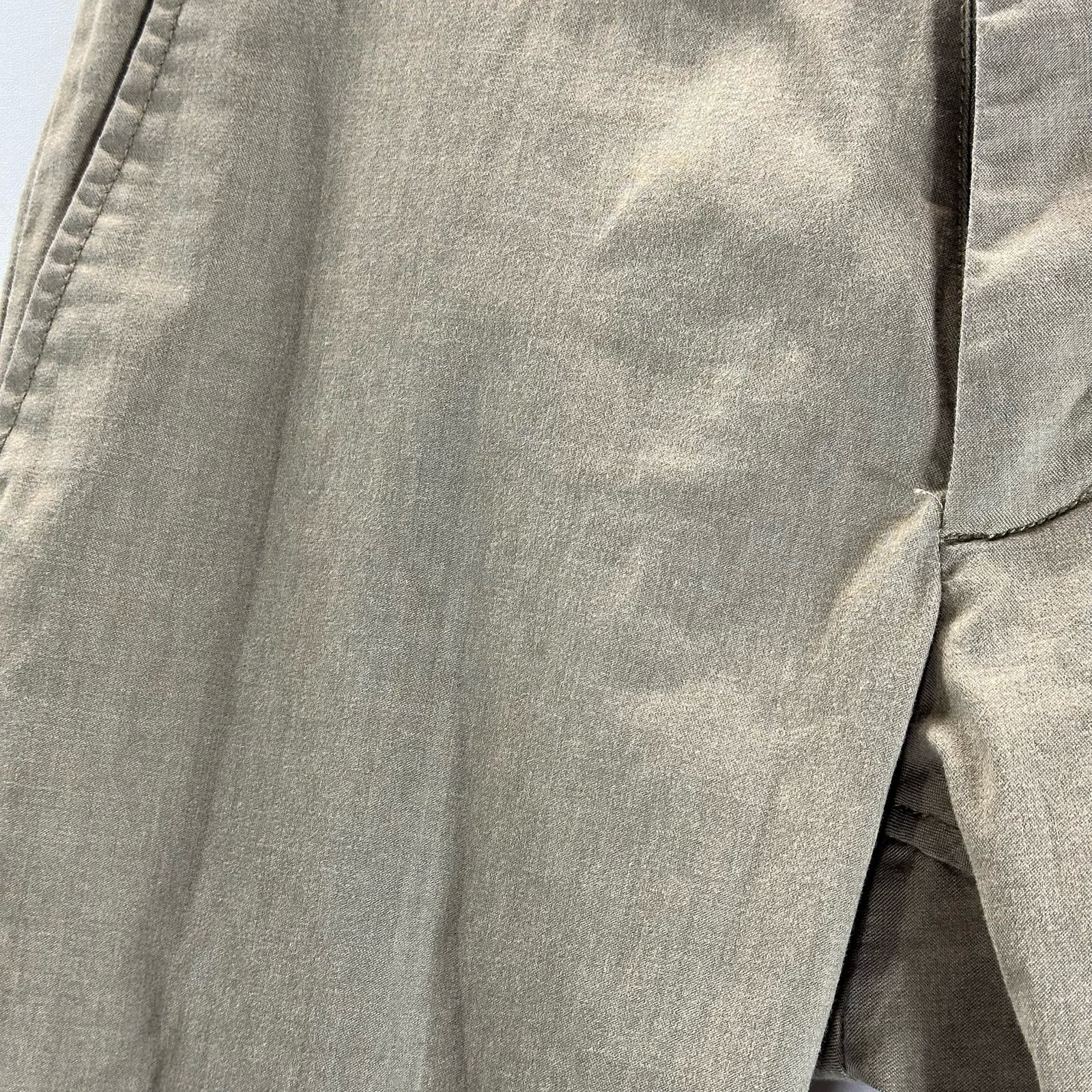 NORDSTROM Men's Brown Slim-Fit Flat Front CoolMax Performance Chino Pant SZ29X32