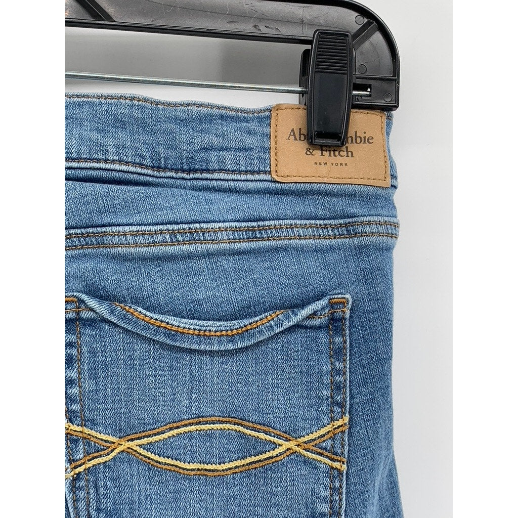 ABERCROMBIE & FITCH Women's Blue Denim Super Skinny Jeans SZ 2